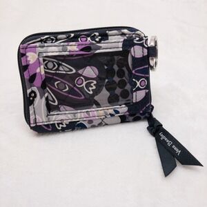 Vera Bradley RFID Petite Zip-Around Wallet Womens One Size Mimosa Medallion